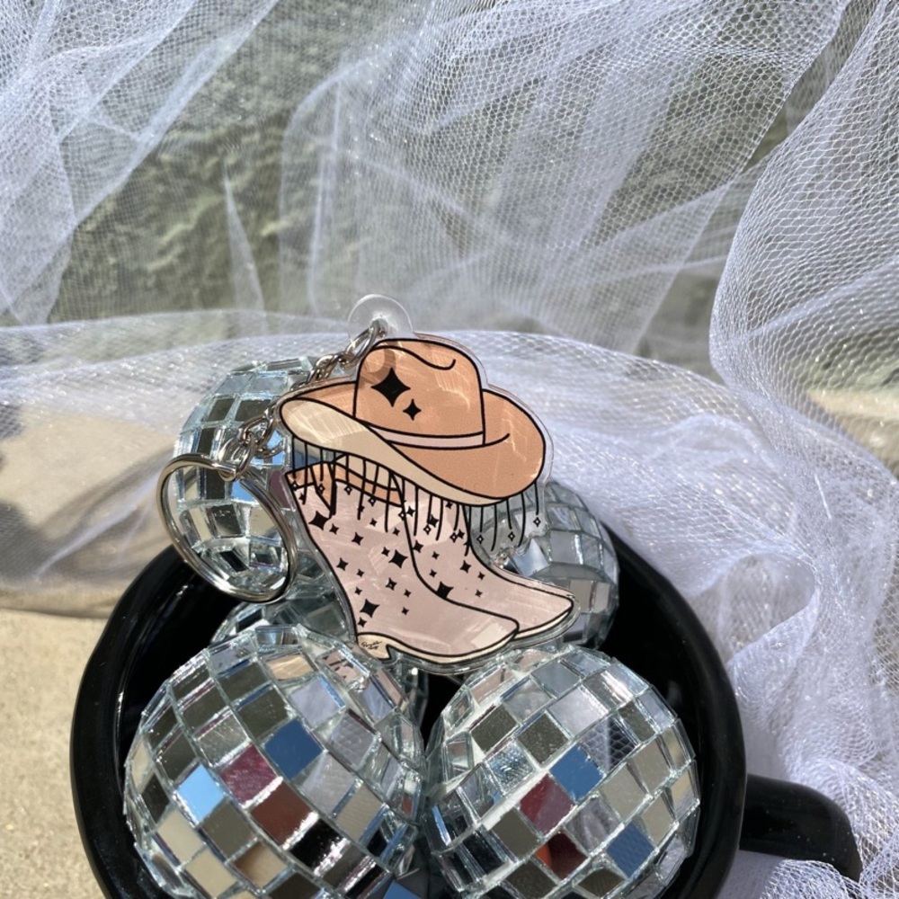 Coastal Cowgirl Keychain